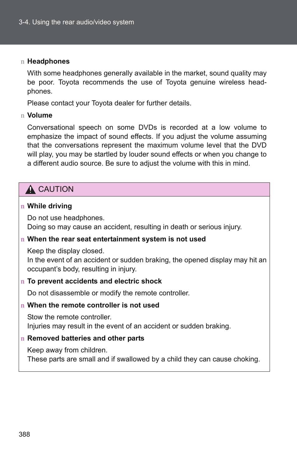 TOYOTA 2011 Tundra User Manual | Page 410 / 753