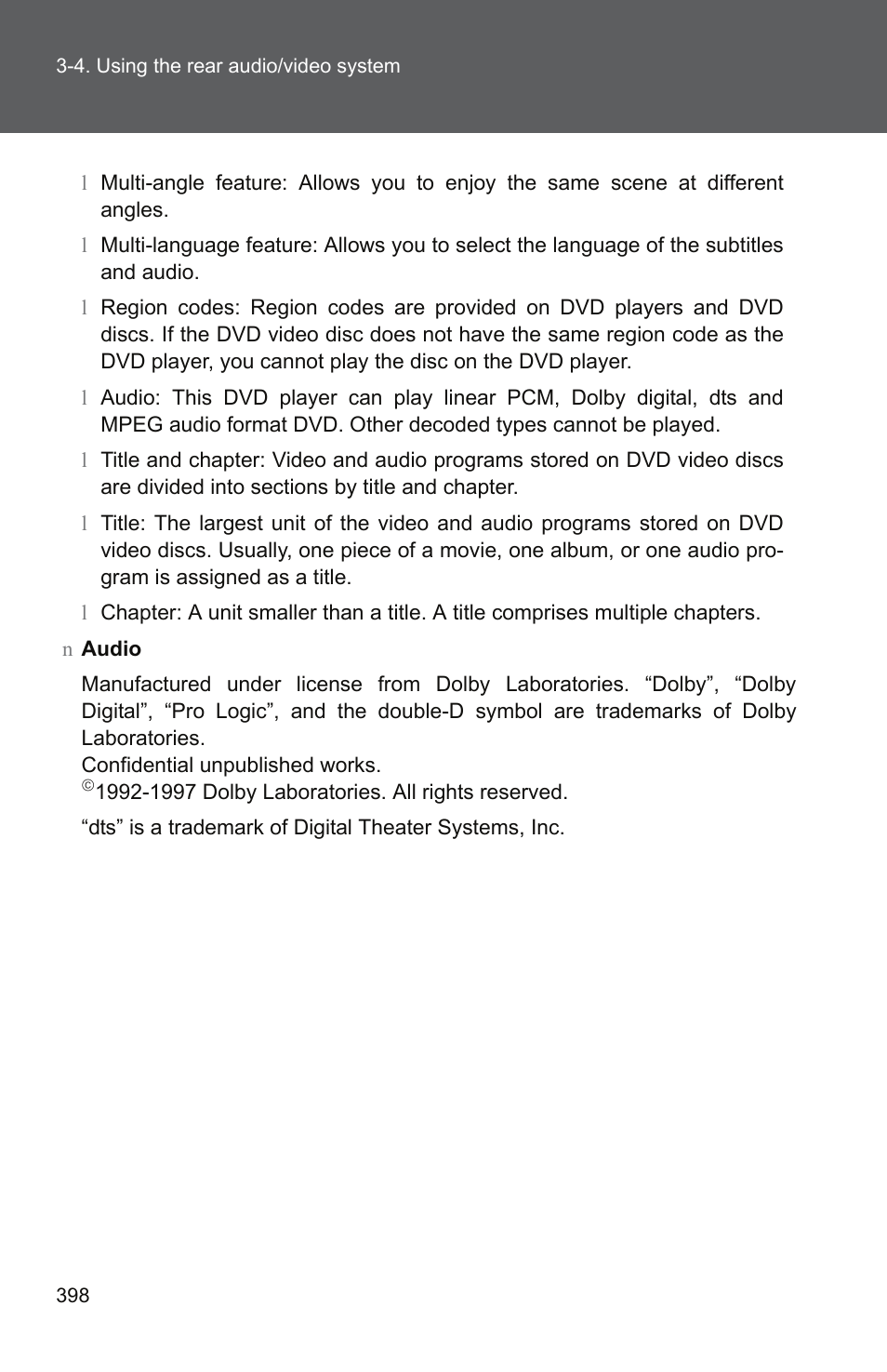 TOYOTA 2011 Tundra User Manual | Page 420 / 753