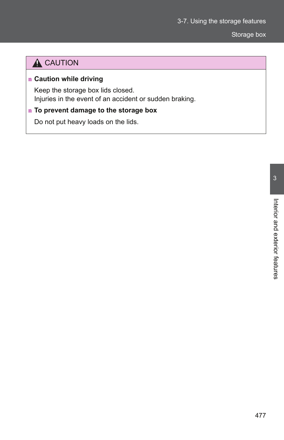 Caution | TOYOTA 2011 Tundra User Manual | Page 499 / 753