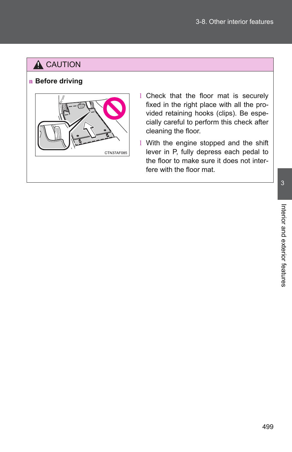 Caution | TOYOTA 2011 Tundra User Manual | Page 521 / 753
