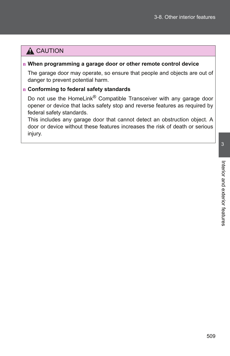 Caution | TOYOTA 2011 Tundra User Manual | Page 531 / 753