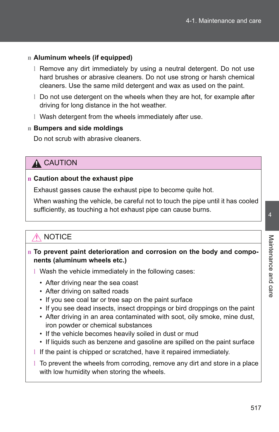 TOYOTA 2011 Tundra User Manual | Page 538 / 753