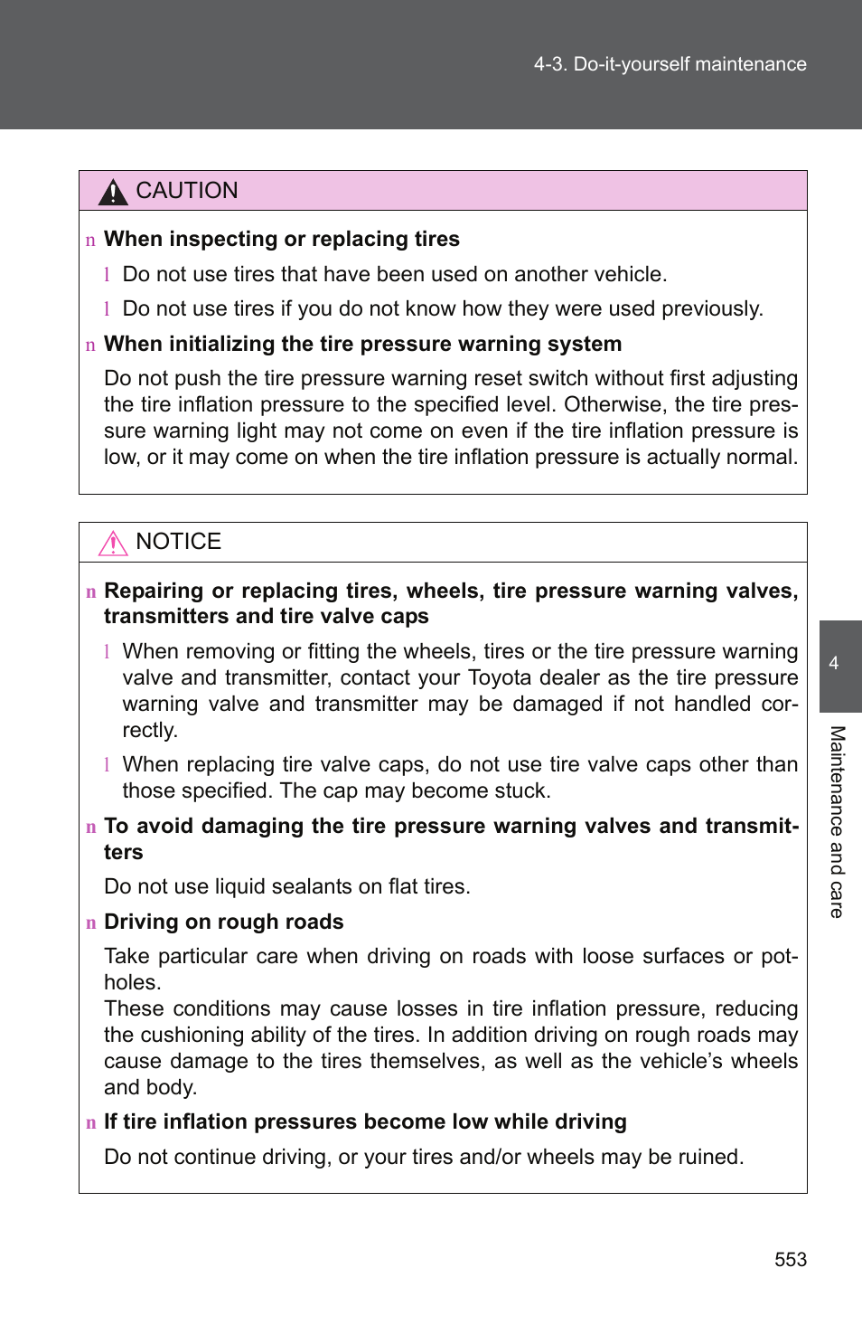 TOYOTA 2011 Tundra User Manual | Page 574 / 753