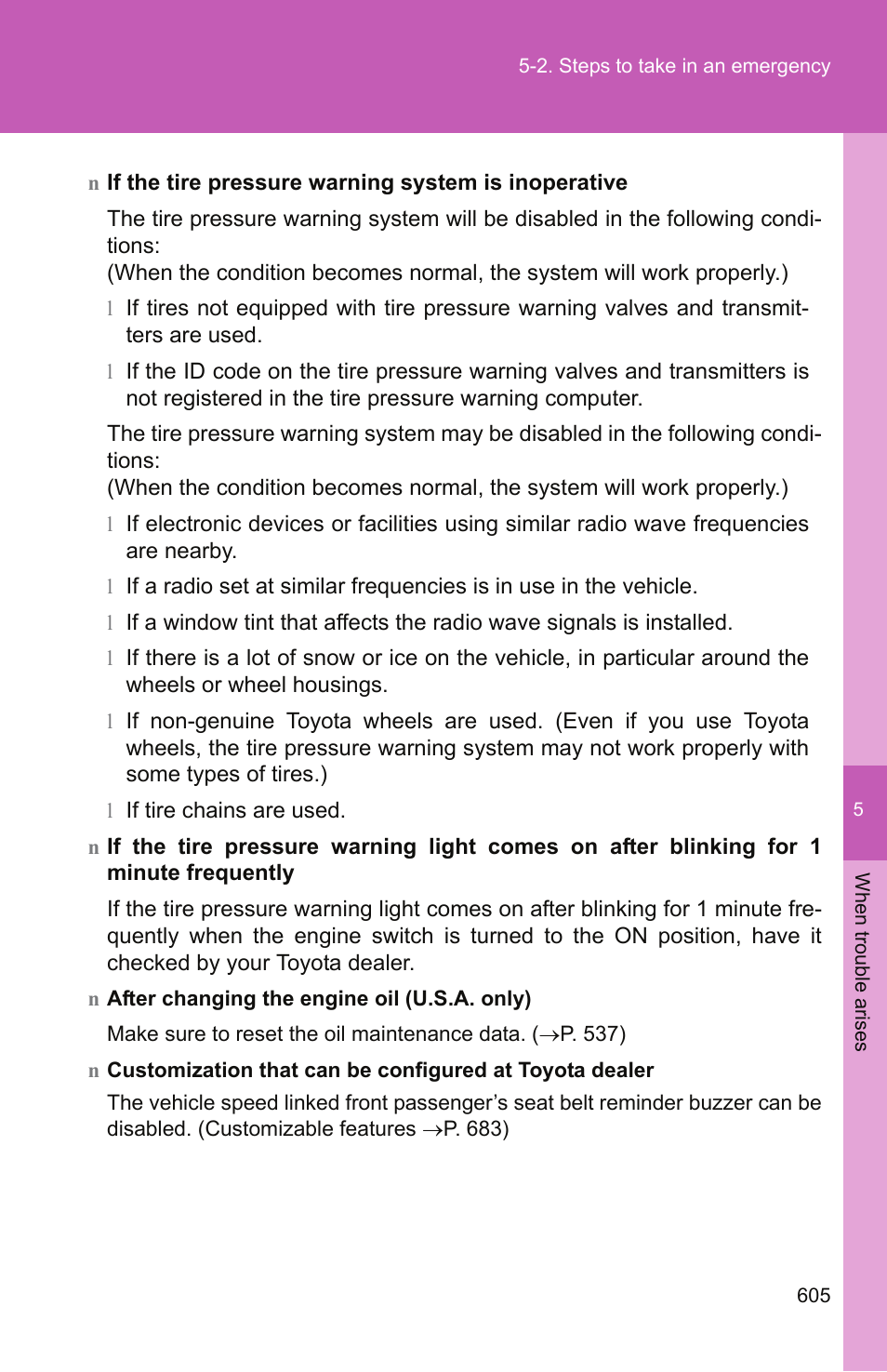 TOYOTA 2011 Tundra User Manual | Page 625 / 753