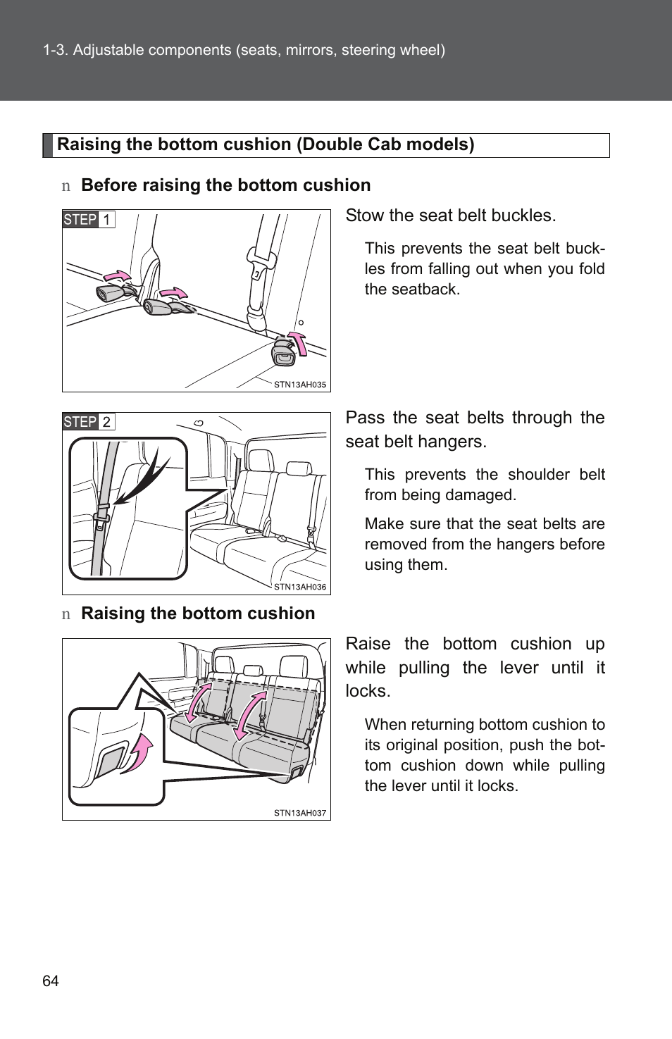 TOYOTA 2011 Tundra User Manual | Page 89 / 753