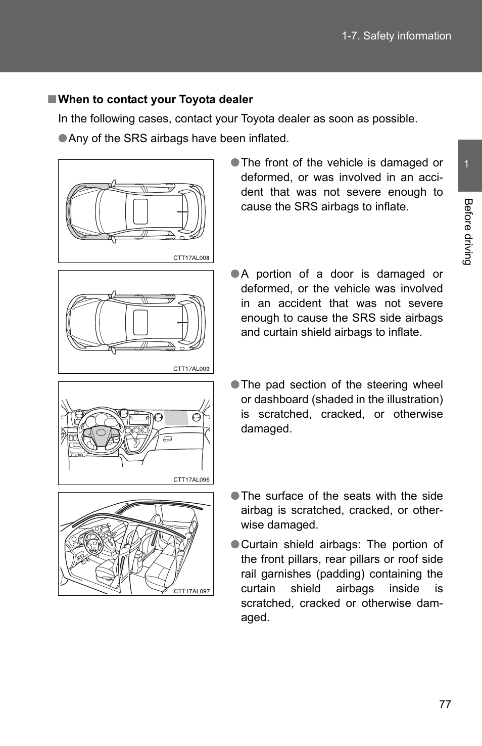 TOYOTA 2011 Matrix User Manual | Page 101 / 516