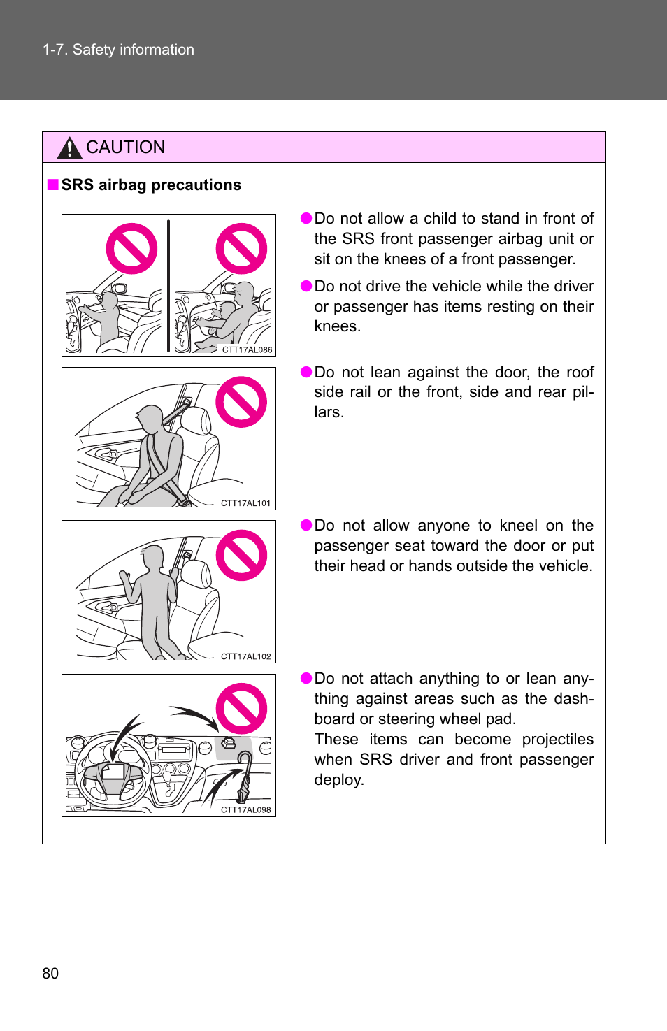 TOYOTA 2011 Matrix User Manual | Page 104 / 516
