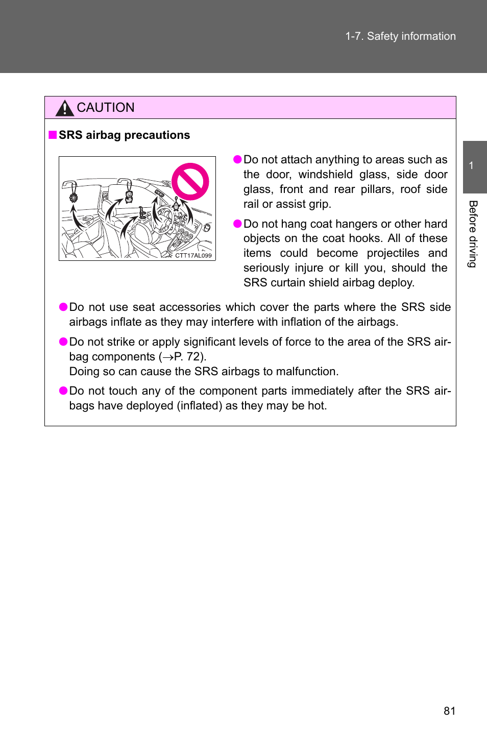 TOYOTA 2011 Matrix User Manual | Page 105 / 516