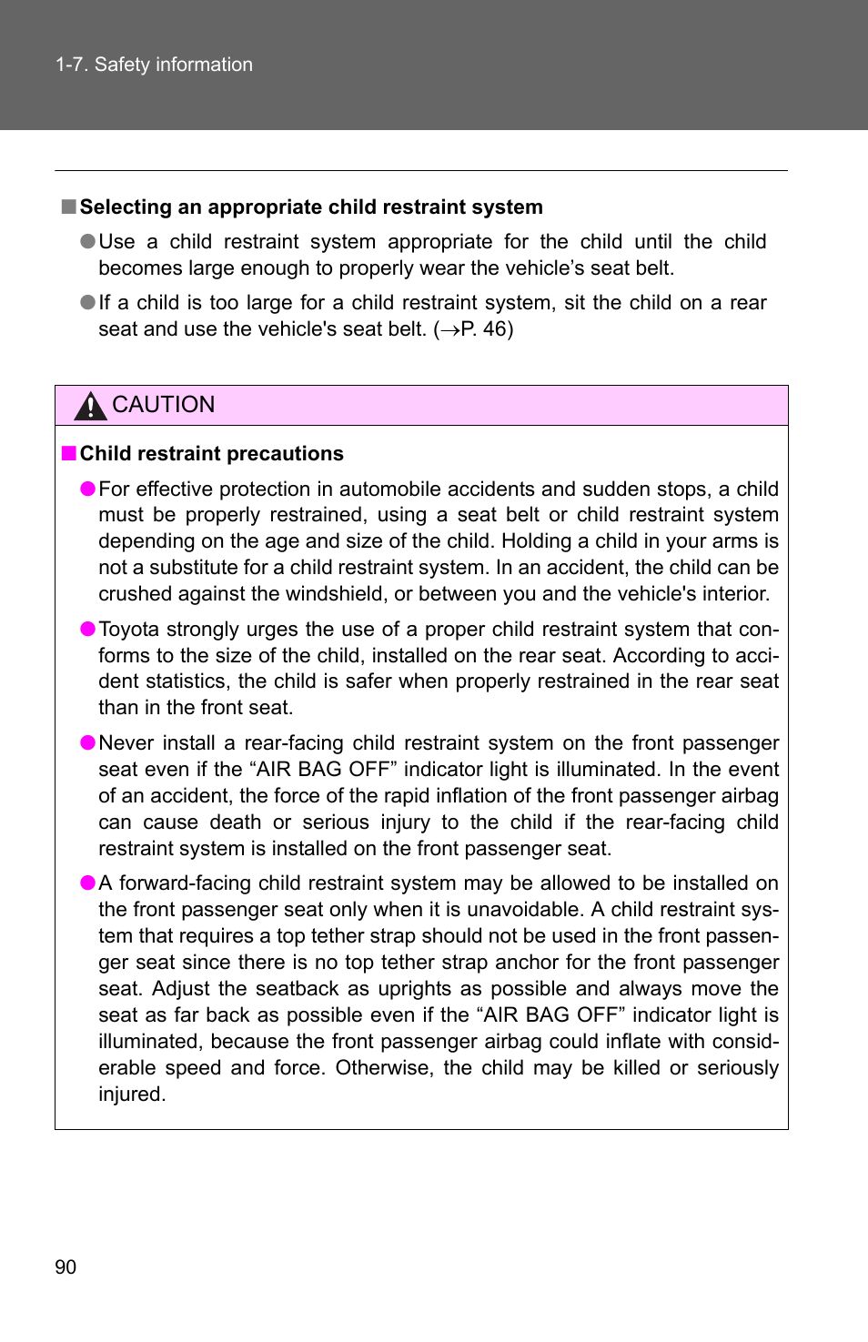 TOYOTA 2011 Matrix User Manual | Page 114 / 516