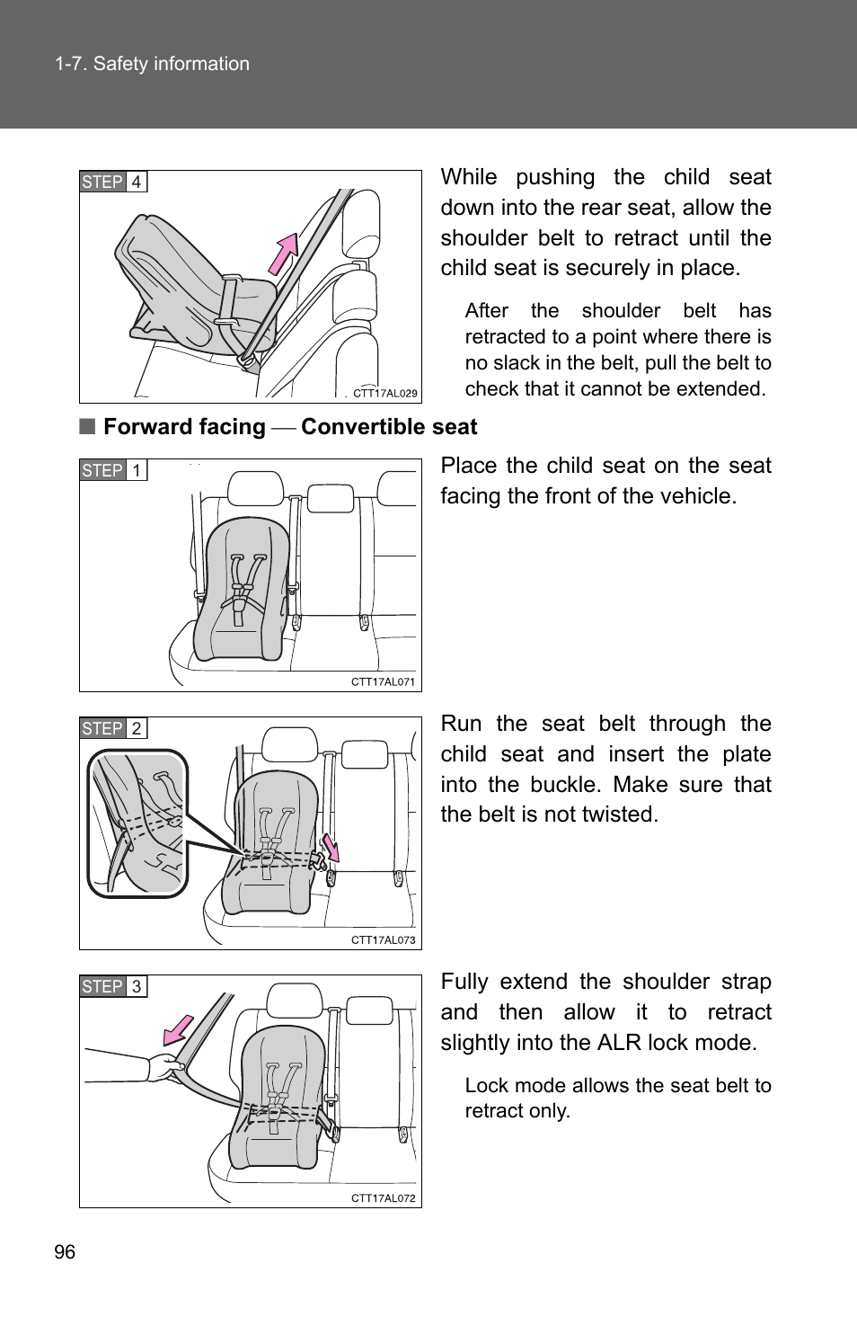 TOYOTA 2011 Matrix User Manual | Page 120 / 516