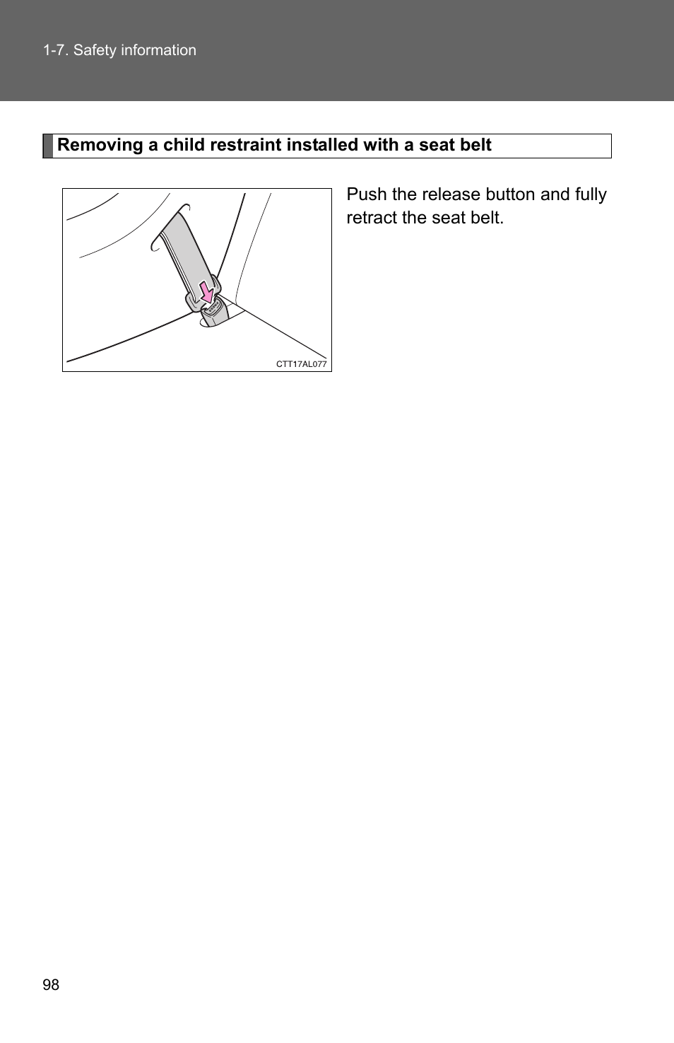TOYOTA 2011 Matrix User Manual | Page 122 / 516