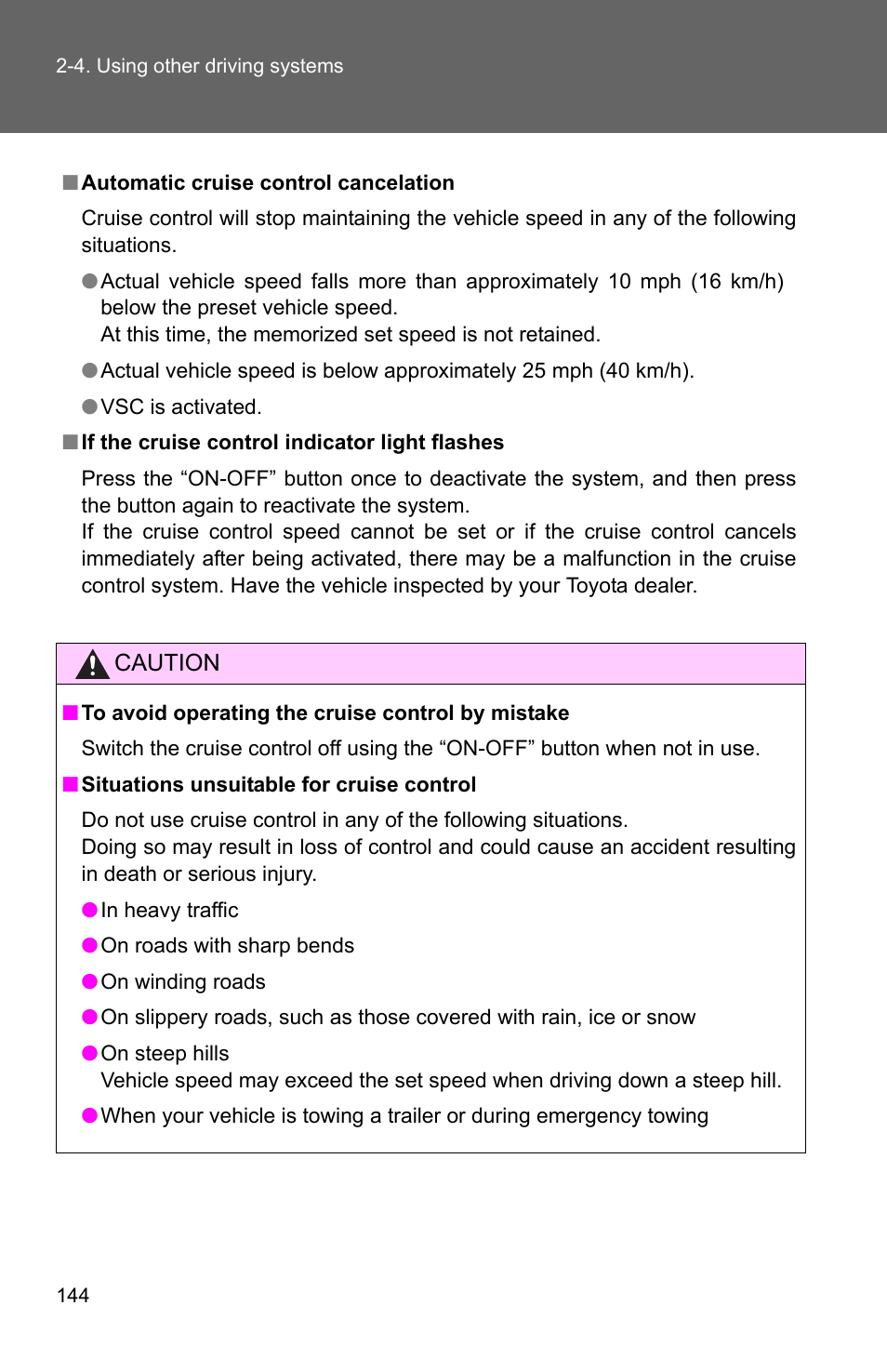 TOYOTA 2011 Matrix User Manual | Page 167 / 516
