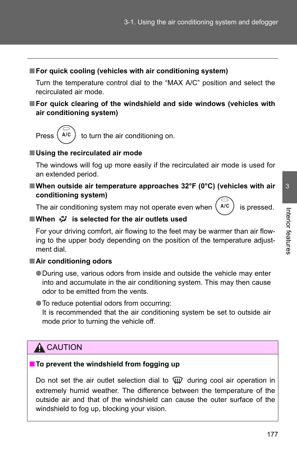 TOYOTA 2011 Matrix User Manual | Page 198 / 516