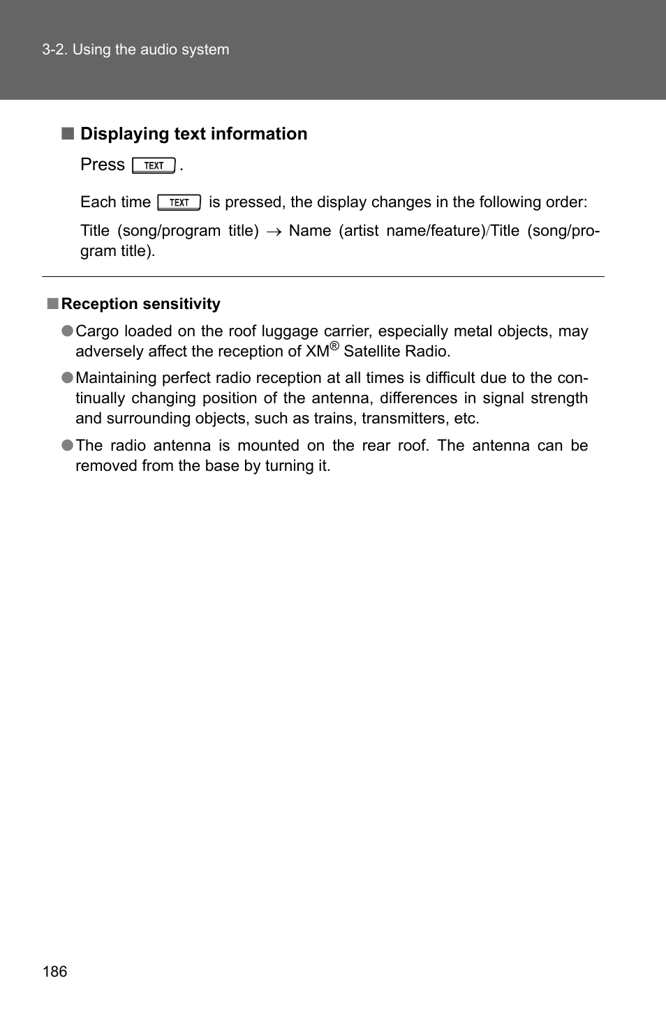 TOYOTA 2011 Matrix User Manual | Page 207 / 516