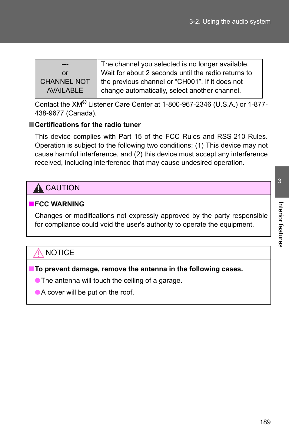 TOYOTA 2011 Matrix User Manual | Page 210 / 516