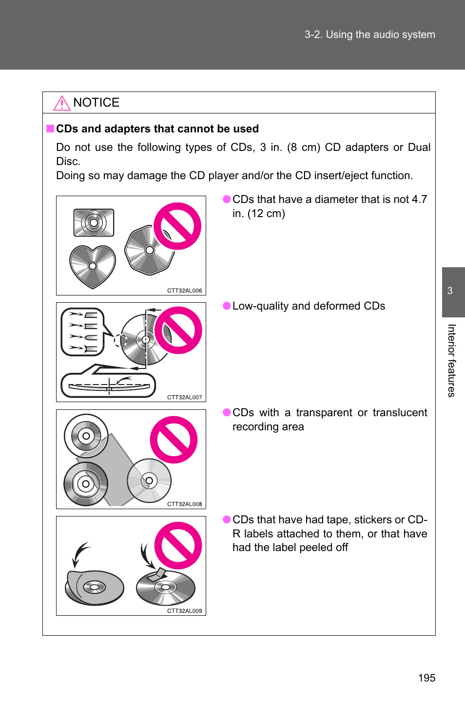 TOYOTA 2011 Matrix User Manual | Page 216 / 516