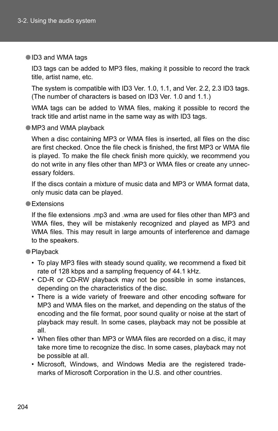 TOYOTA 2011 Matrix User Manual | Page 225 / 516