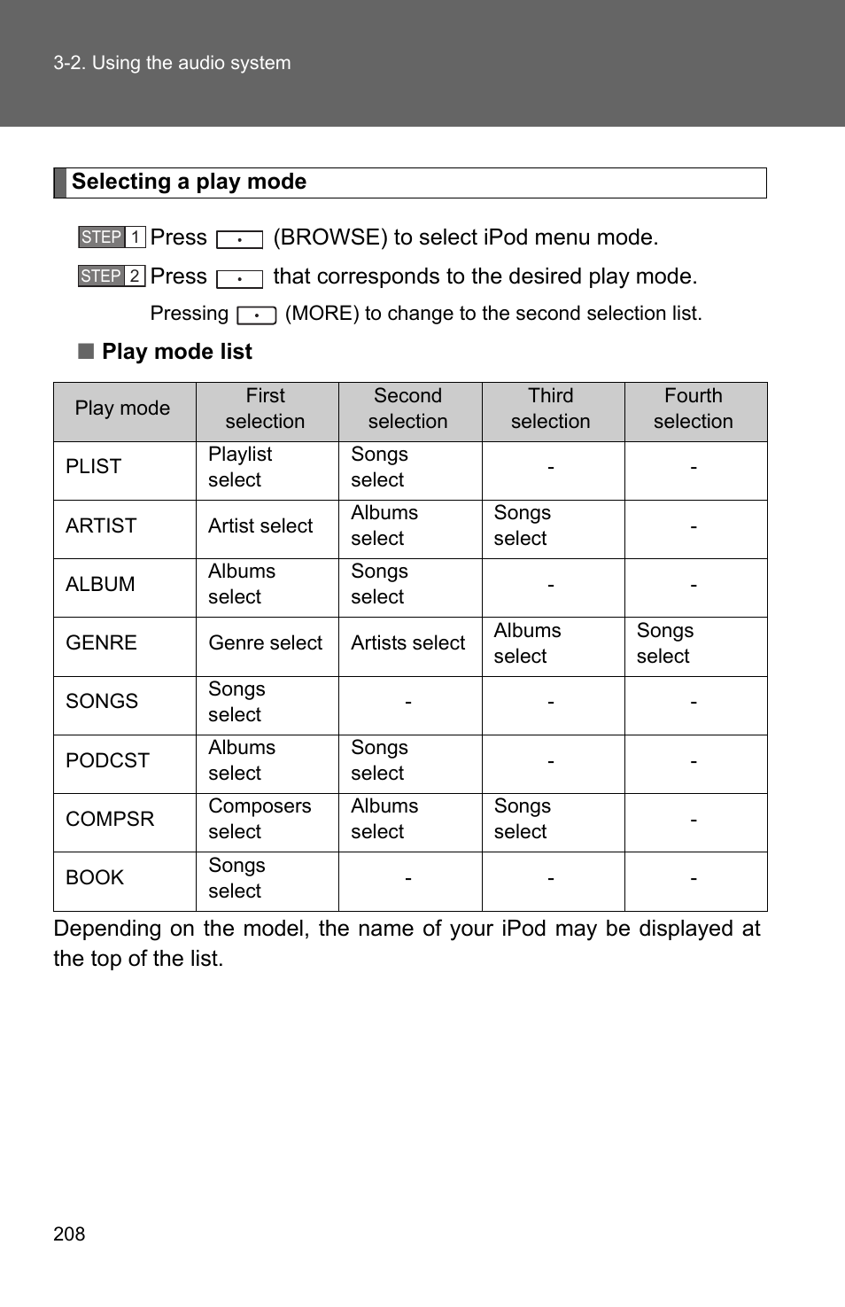 TOYOTA 2011 Matrix User Manual | Page 229 / 516