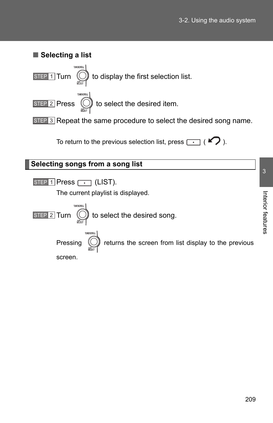 TOYOTA 2011 Matrix User Manual | Page 230 / 516