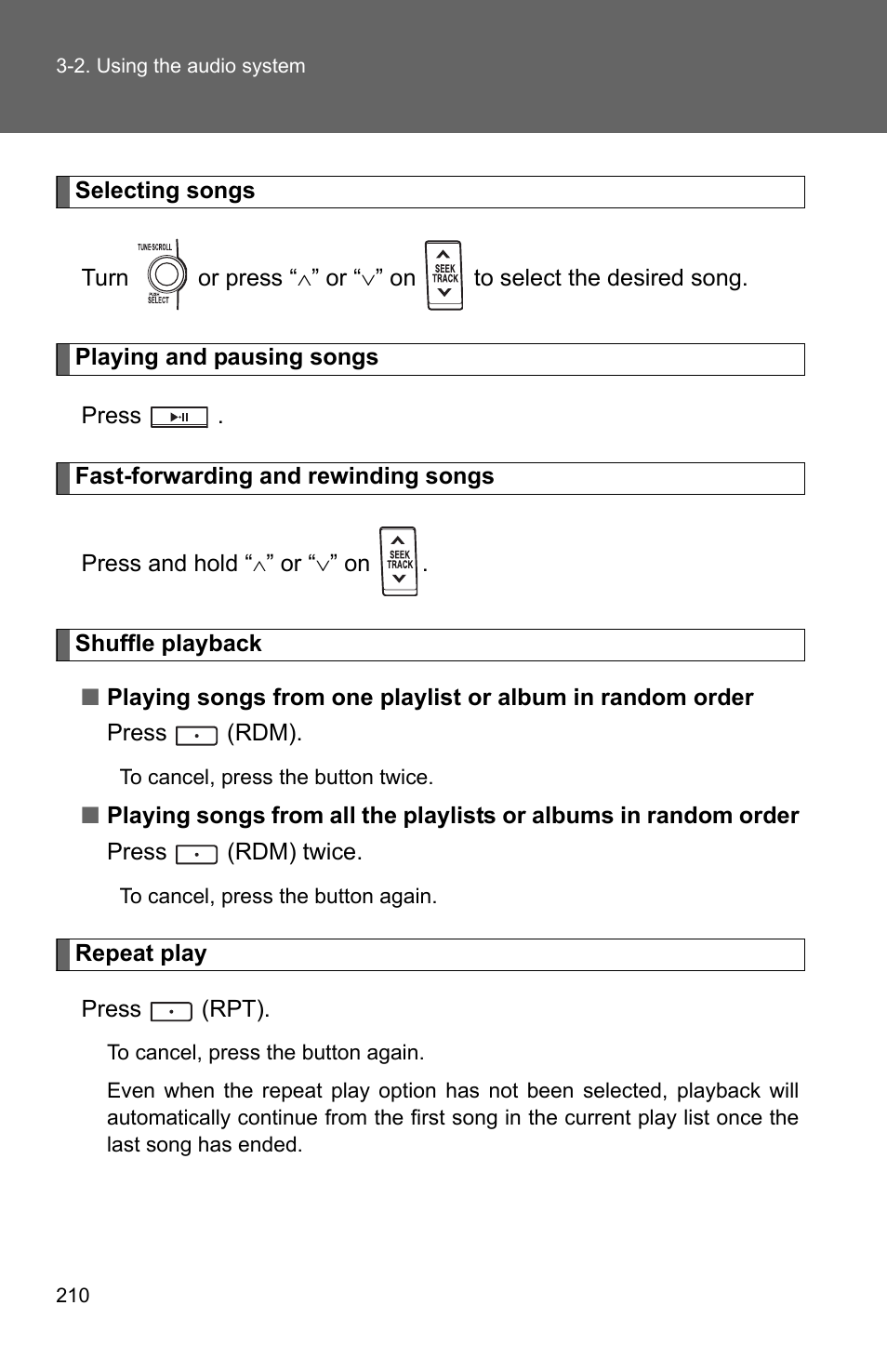 TOYOTA 2011 Matrix User Manual | Page 231 / 516