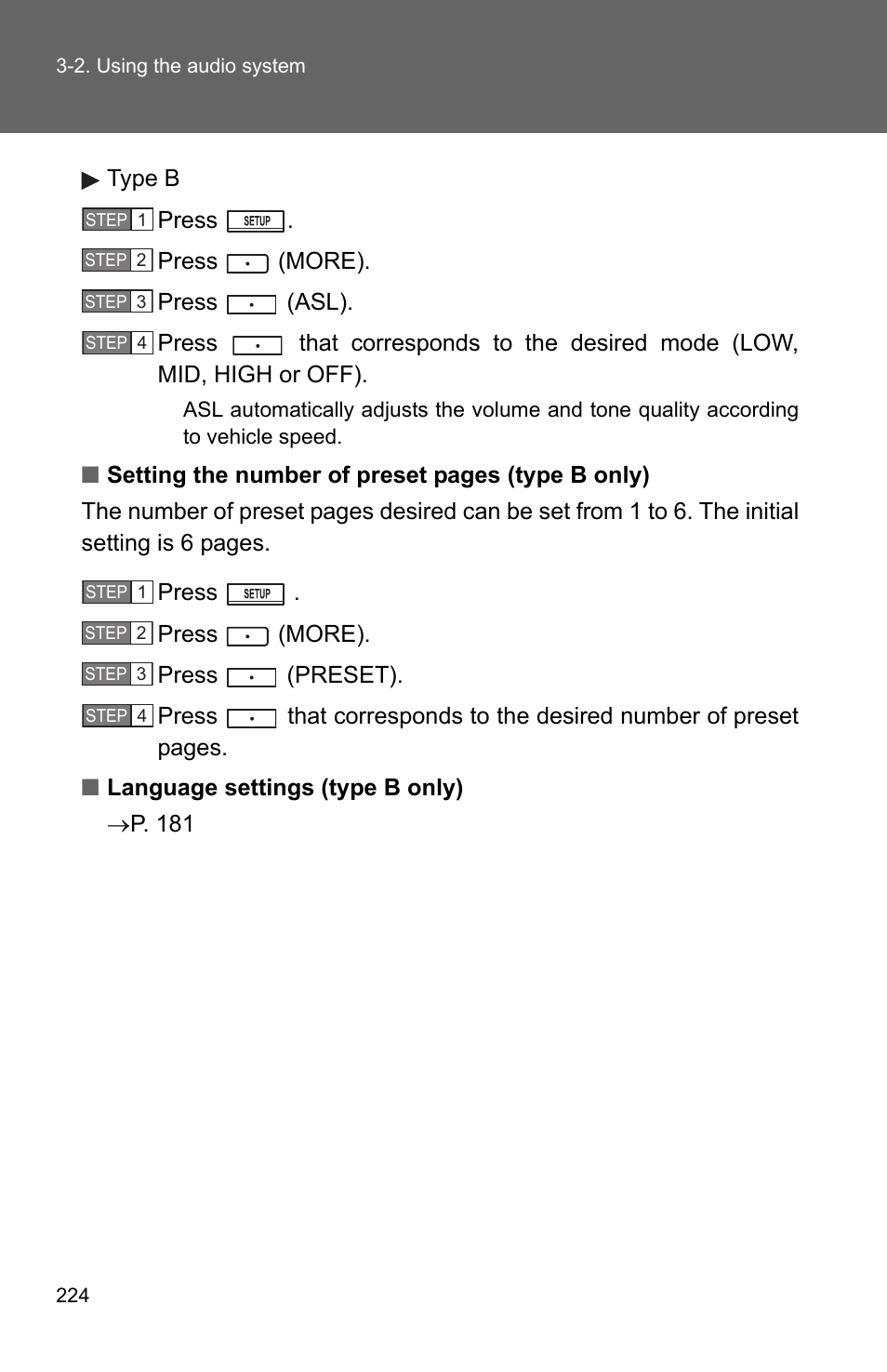 TOYOTA 2011 Matrix User Manual | Page 245 / 516