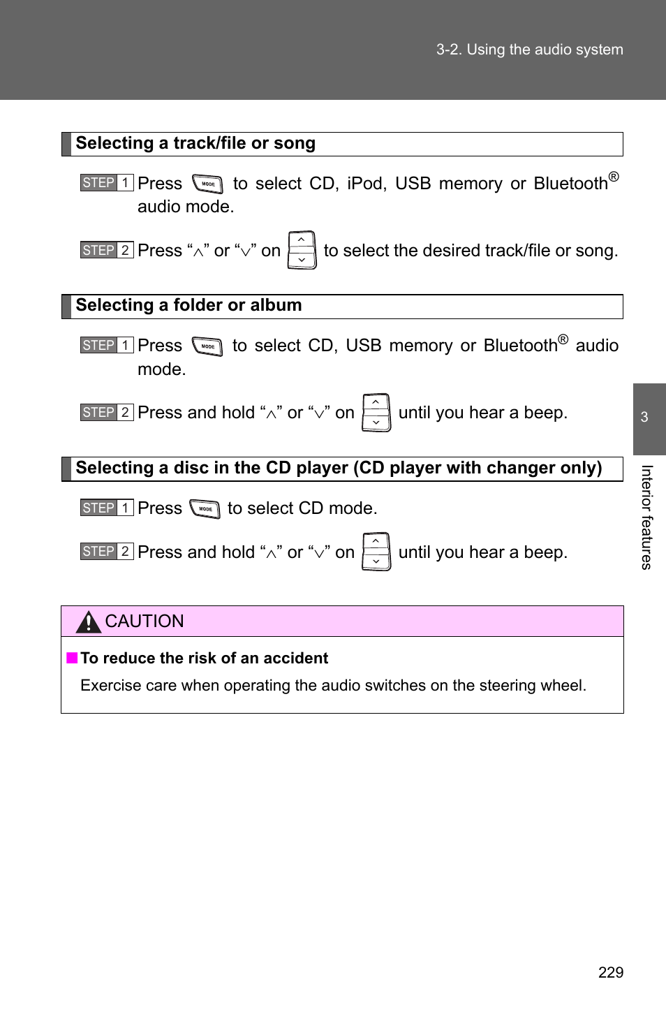 TOYOTA 2011 Matrix User Manual | Page 250 / 516