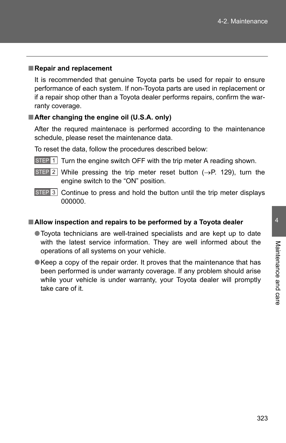 TOYOTA 2011 Matrix User Manual | Page 343 / 516