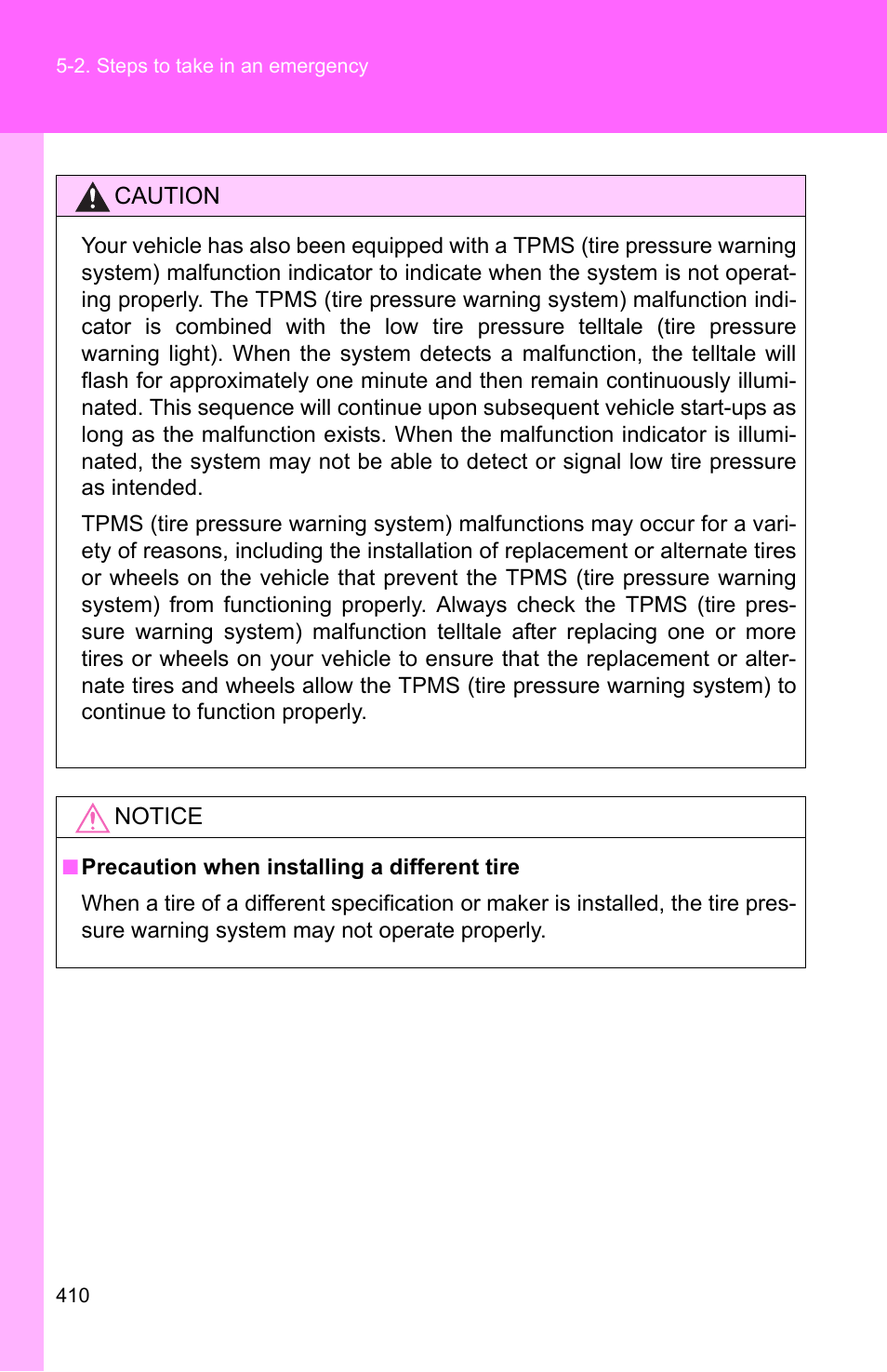 TOYOTA 2011 Matrix User Manual | Page 430 / 516