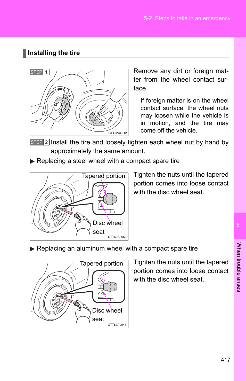 TOYOTA 2011 Matrix User Manual | Page 437 / 516