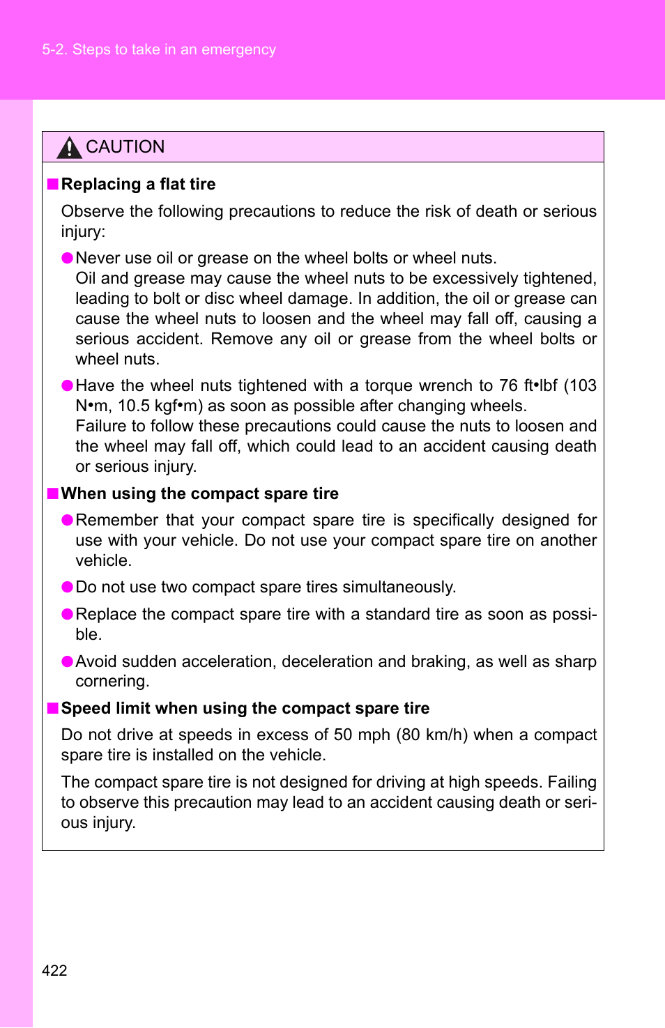 TOYOTA 2011 Matrix User Manual | Page 442 / 516