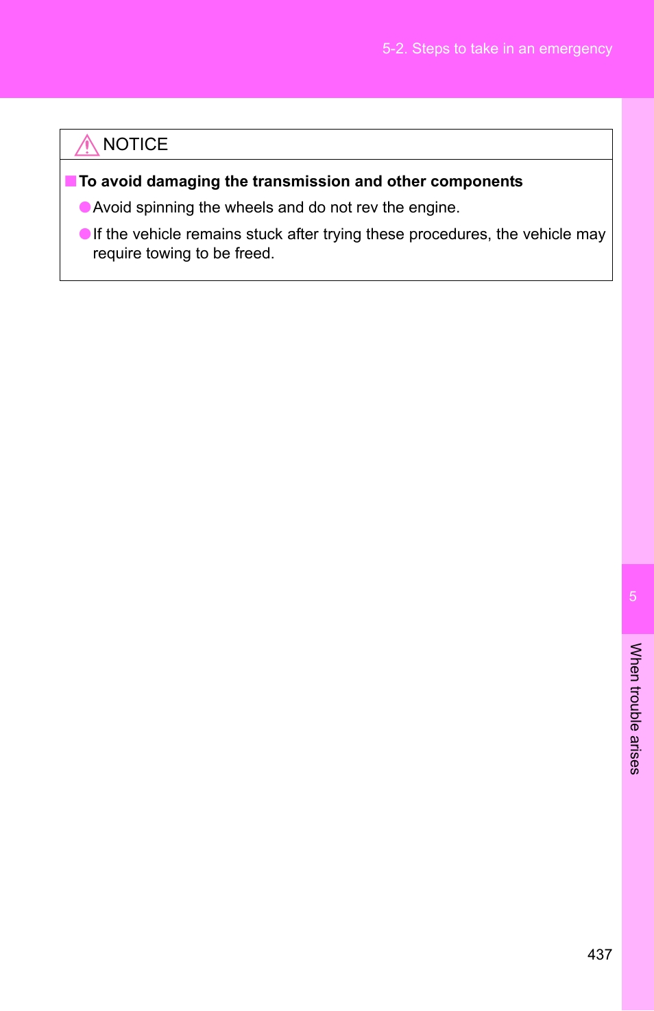 Notice | TOYOTA 2011 Matrix User Manual | Page 457 / 516