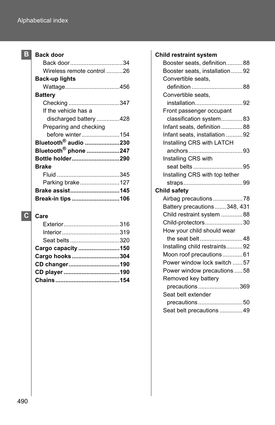 TOYOTA 2011 Matrix User Manual | Page 506 / 516
