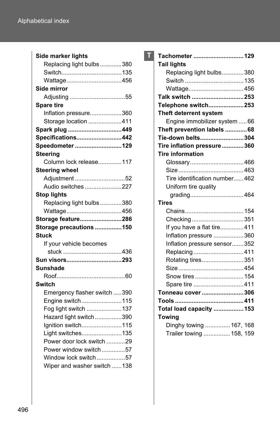 TOYOTA 2011 Matrix User Manual | Page 512 / 516