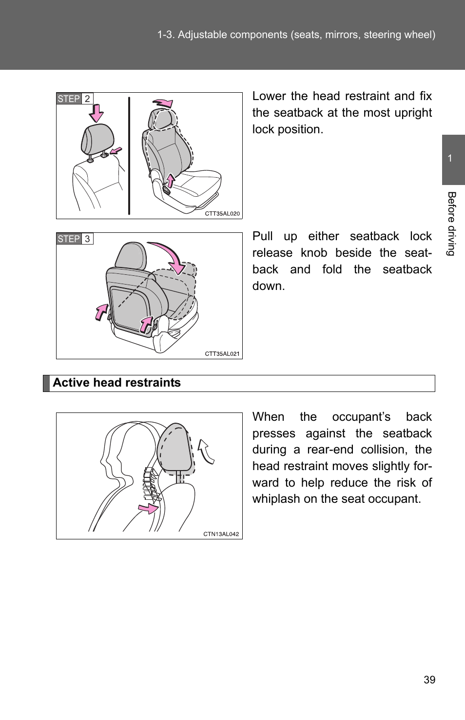 TOYOTA 2011 Matrix User Manual | Page 63 / 516