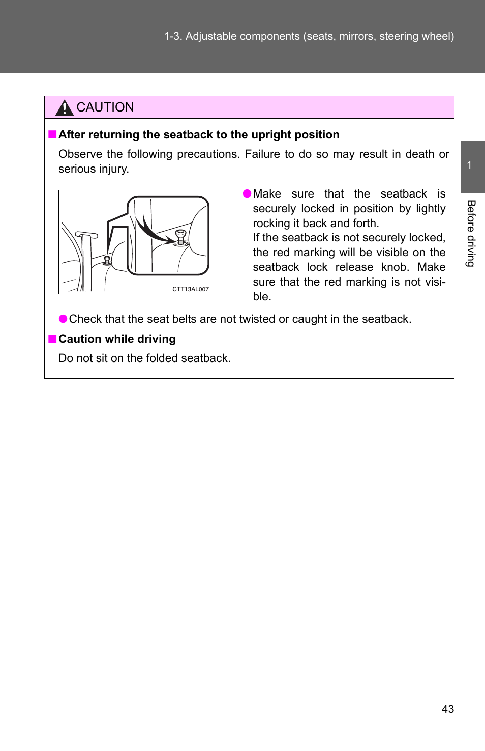TOYOTA 2011 Matrix User Manual | Page 67 / 516