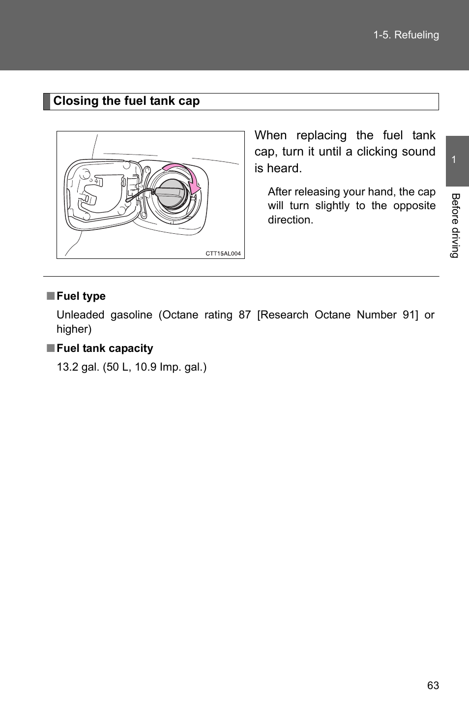 TOYOTA 2011 Matrix User Manual | Page 87 / 516