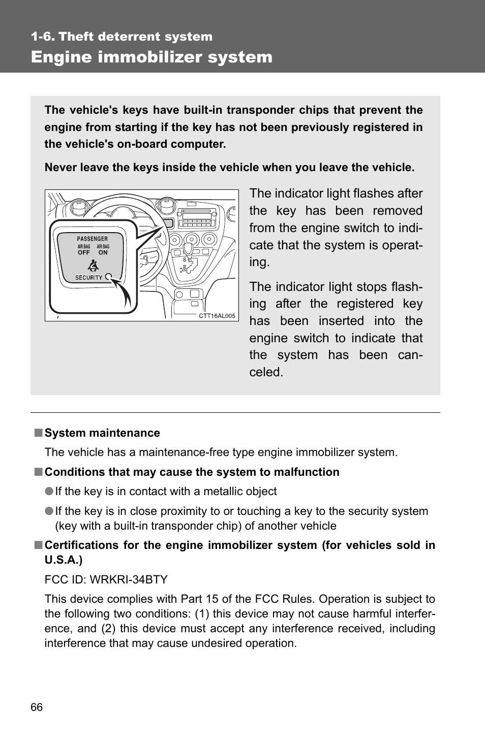 Sec_01-06, Engine immobilizer system | TOYOTA 2011 Matrix User Manual | Page 90 / 516