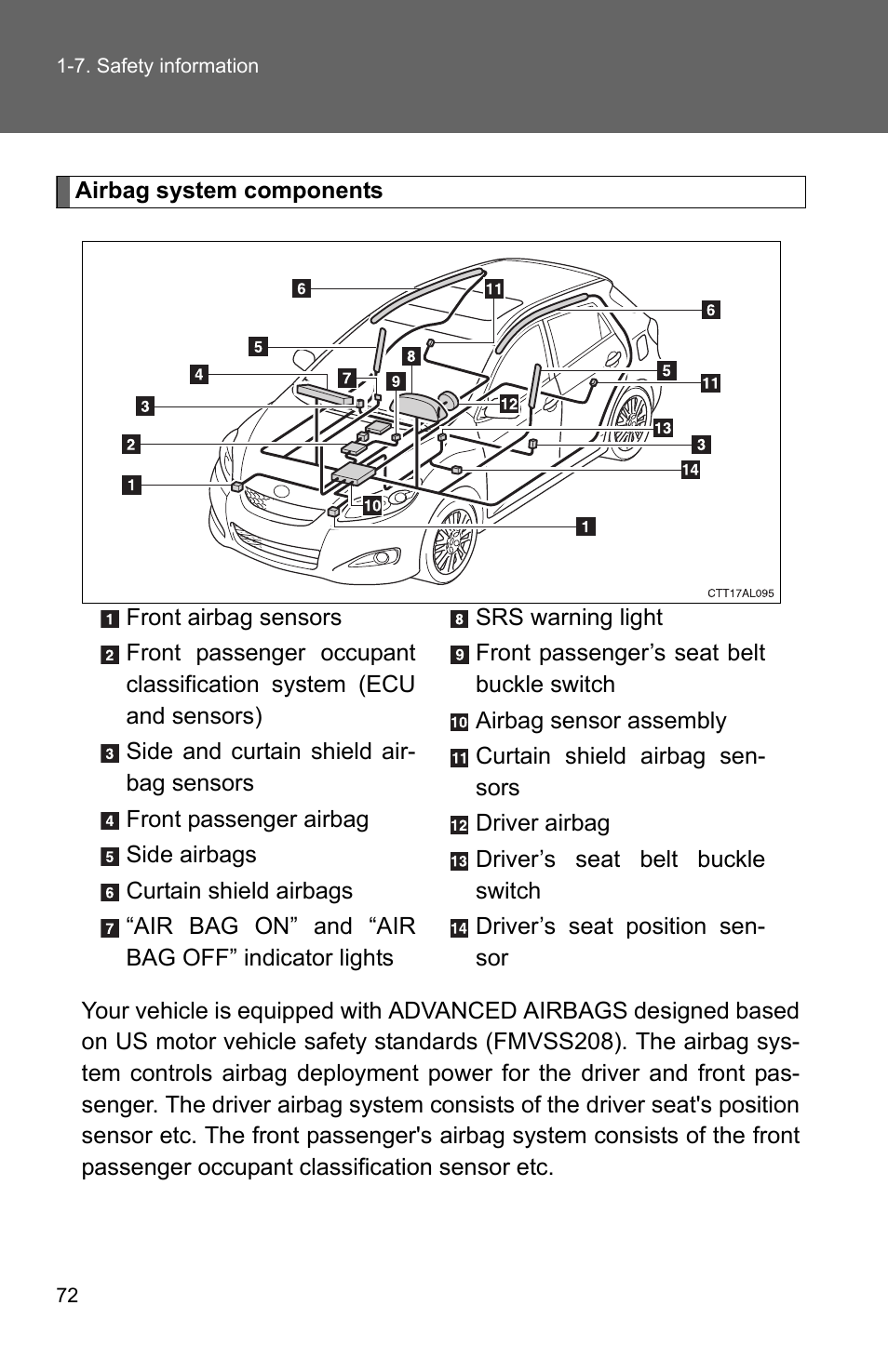TOYOTA 2011 Matrix User Manual | Page 96 / 516