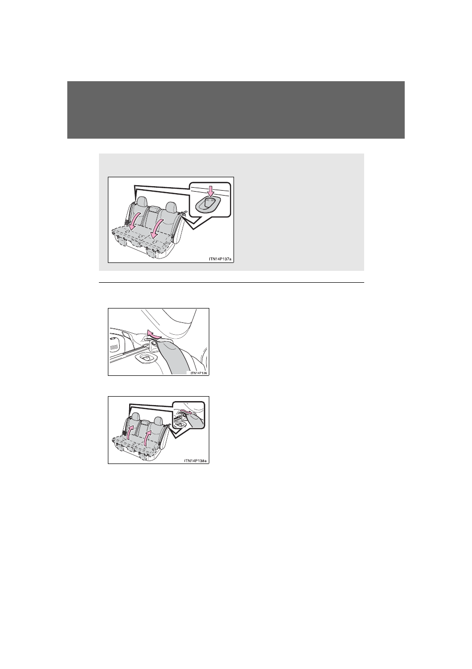Rear seats | TOYOTA 2011 Prius User Manual | Page 107 / 651