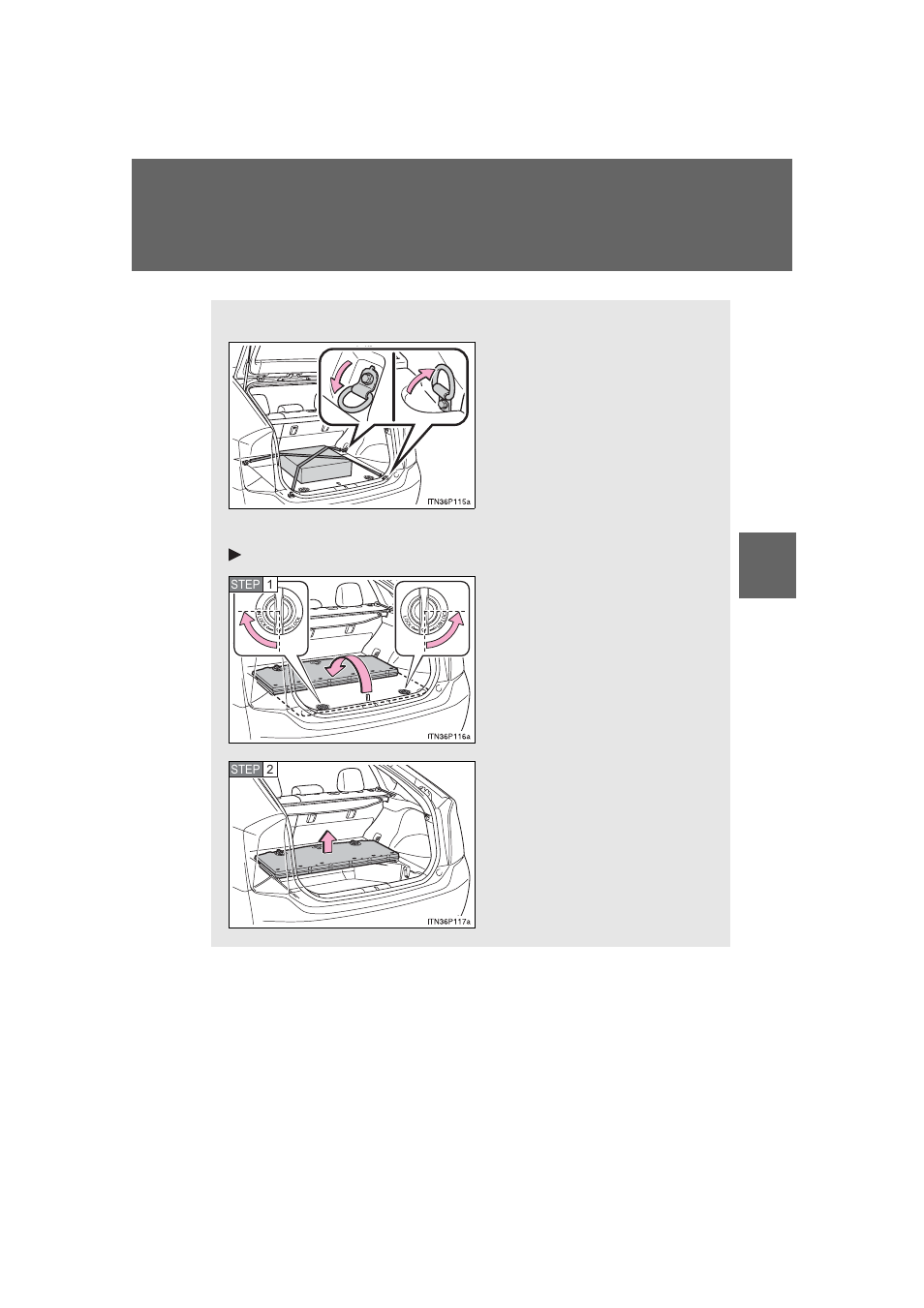 Luggage compartment features | TOYOTA 2011 Prius User Manual | Page 421 / 651