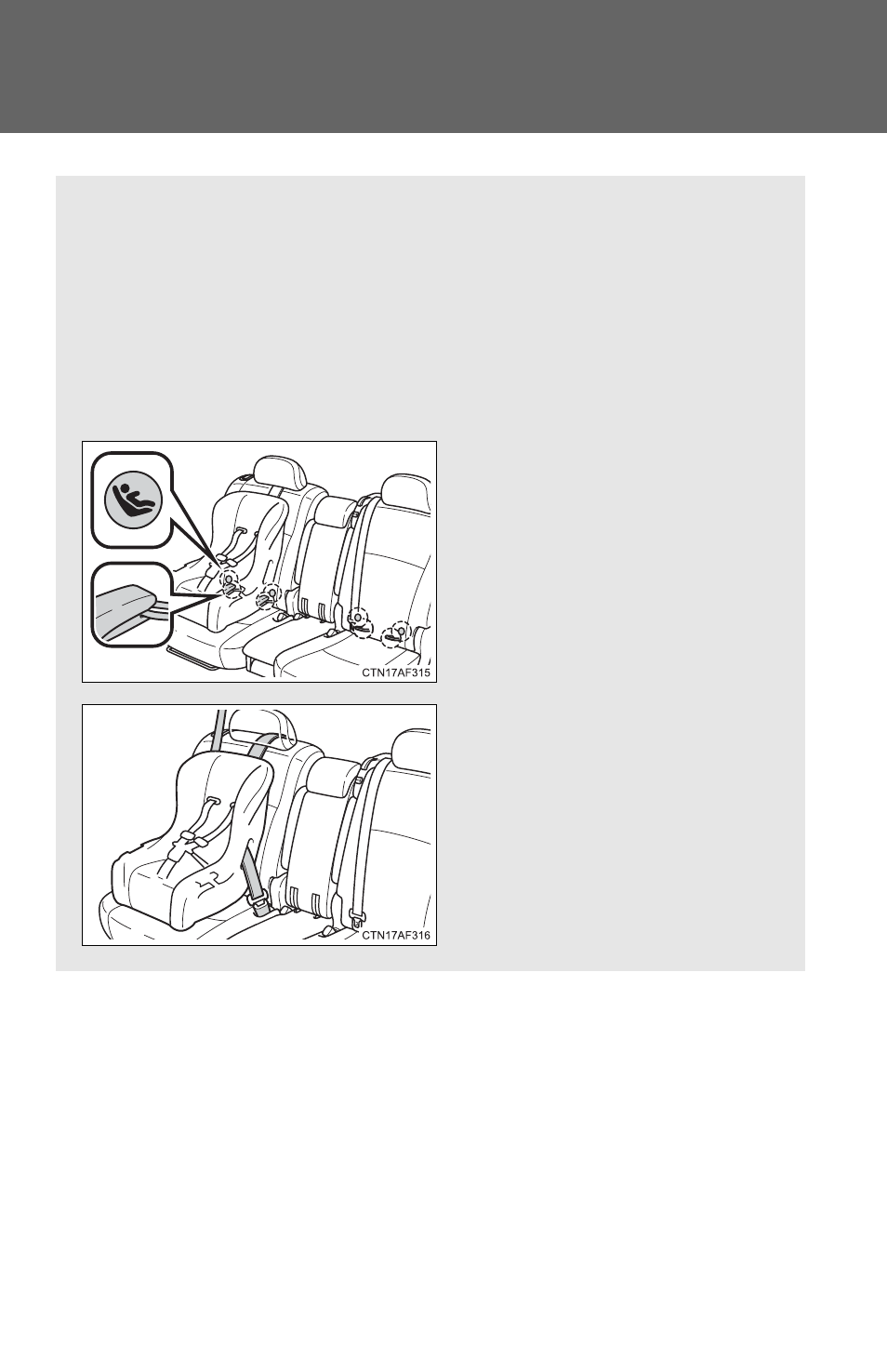 Installing child restraints | TOYOTA 2011 Highlander User Manual | Page 152 / 615