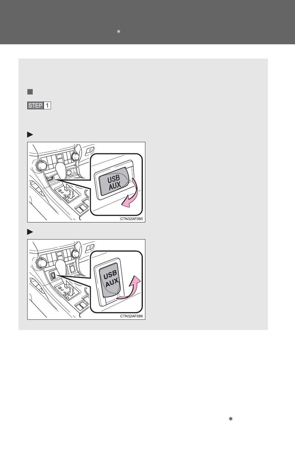 Operating an ipod | TOYOTA 2011 Highlander User Manual | Page 305 / 615