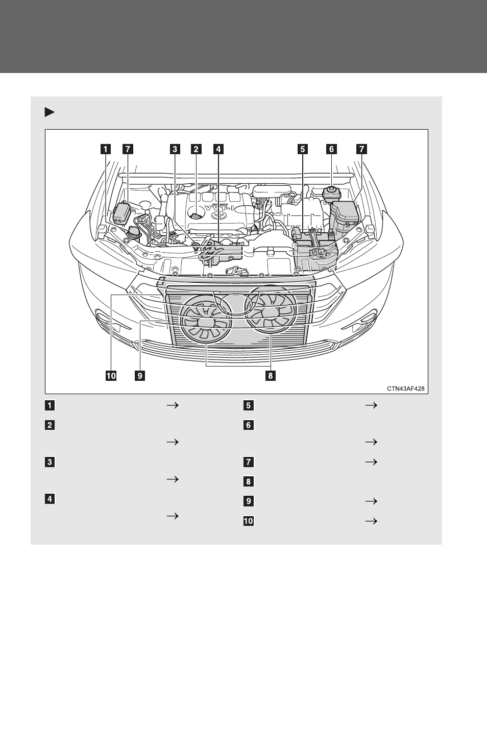 Engine compartment | TOYOTA 2011 Highlander User Manual | Page 444 / 615