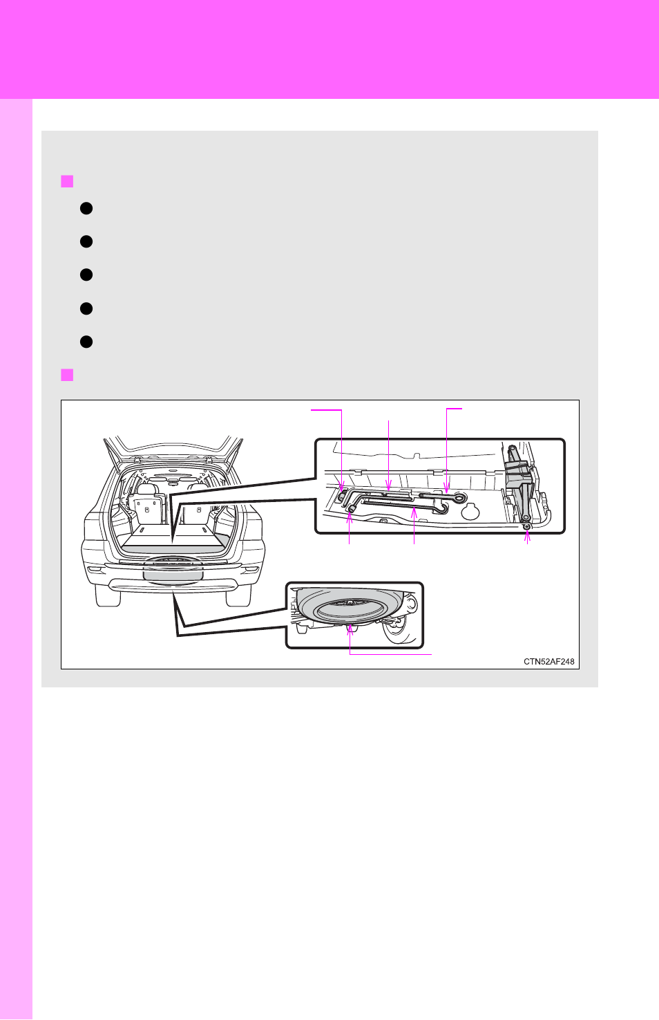 If you have a flat tire | TOYOTA 2011 Highlander User Manual | Page 523 / 615