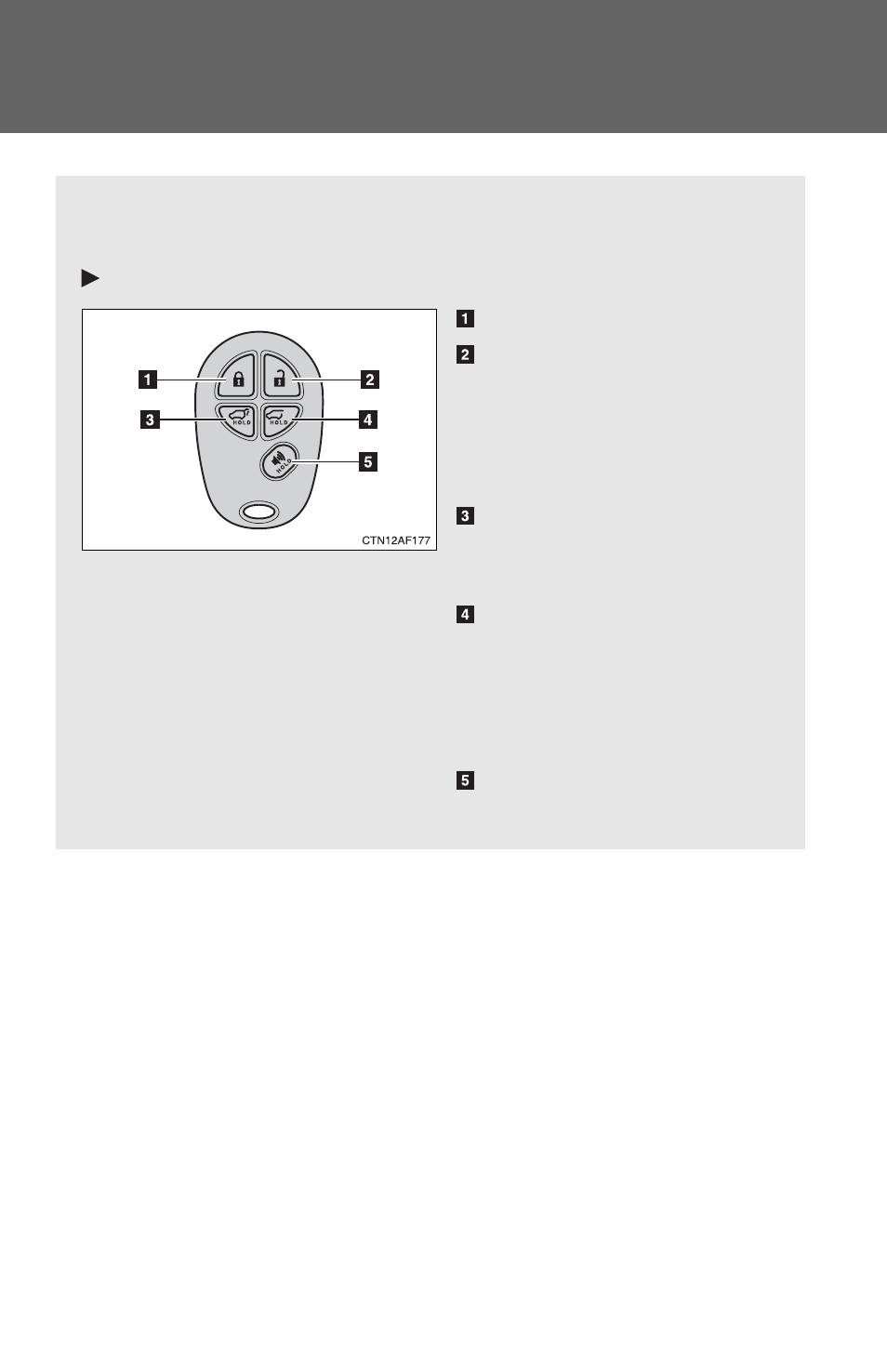 Wireless remote control | TOYOTA 2011 Highlander User Manual | Page 54 / 615