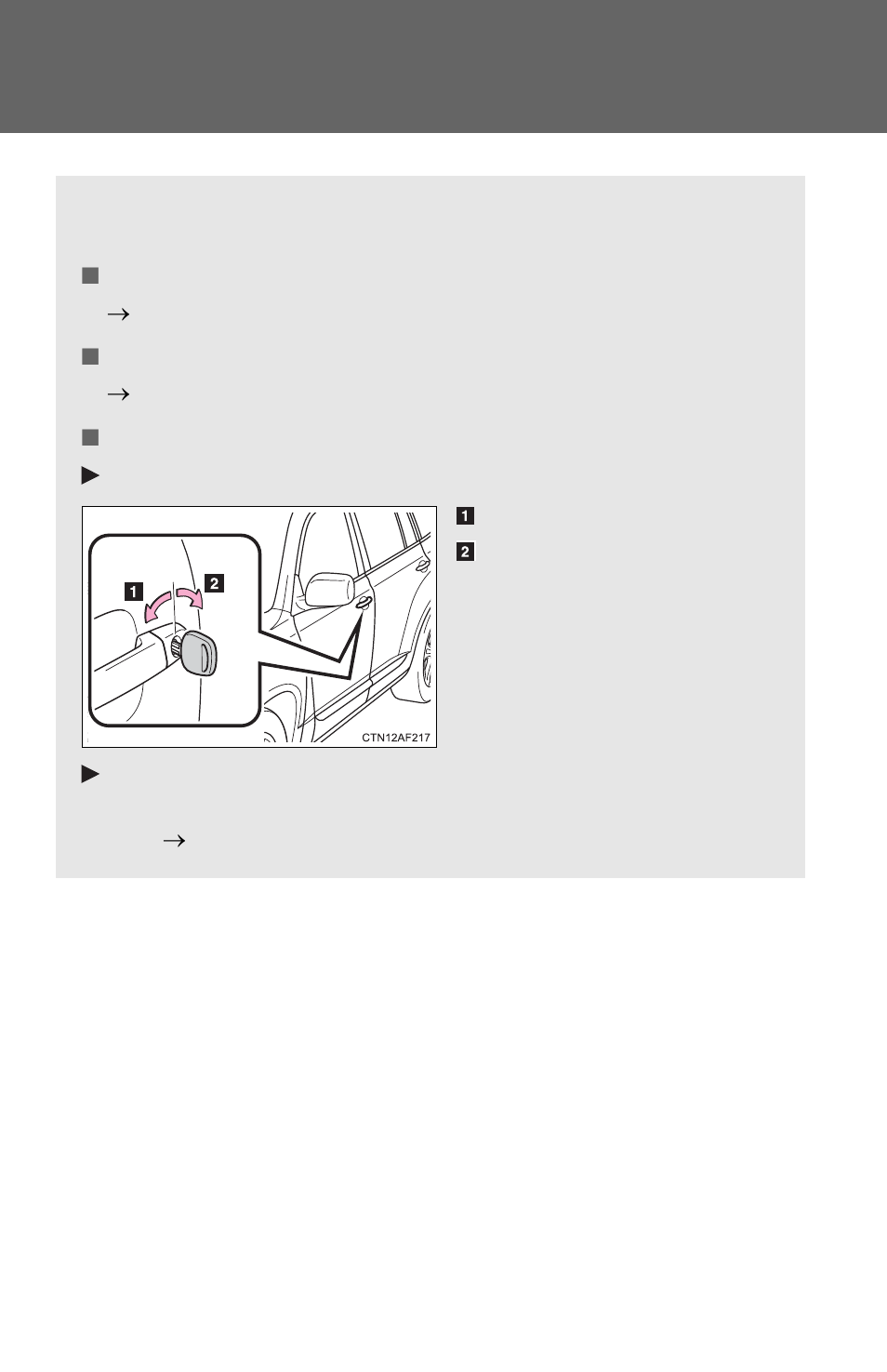 Side doors | TOYOTA 2011 Highlander User Manual | Page 60 / 615