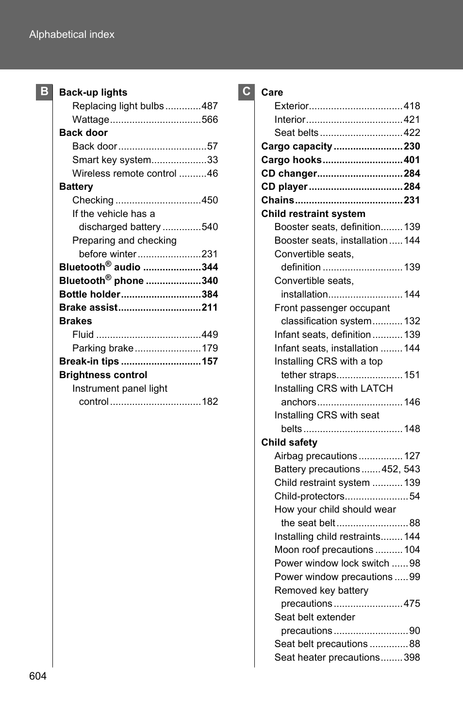 TOYOTA 2011 Highlander User Manual | Page 603 / 615