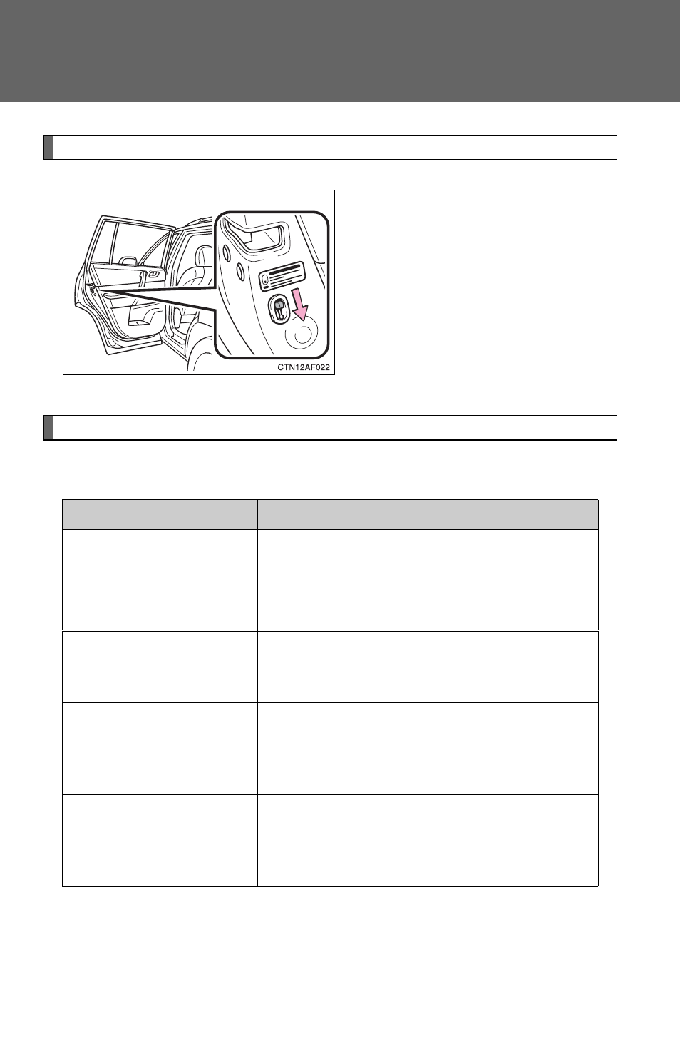 TOYOTA 2011 Highlander User Manual | Page 62 / 615