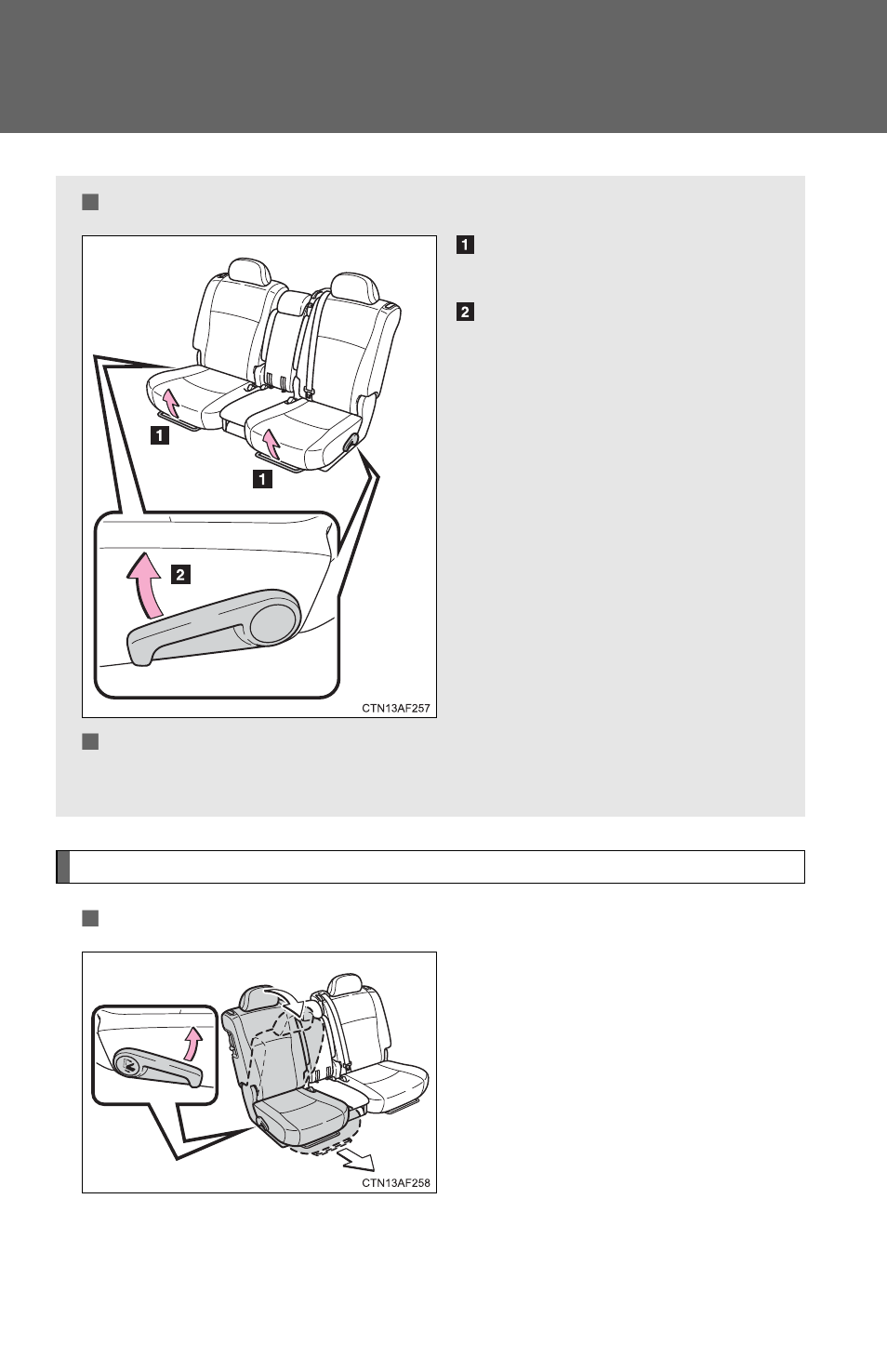 Rear seats | TOYOTA 2011 Highlander User Manual | Page 82 / 615