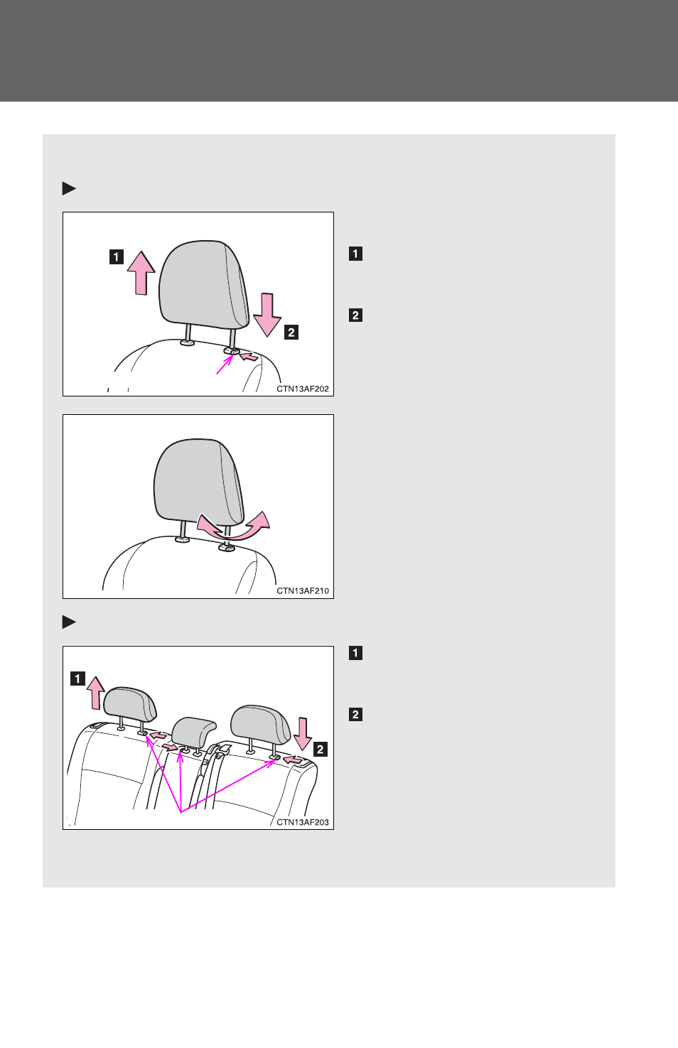 Head restraints | TOYOTA 2011 Highlander User Manual | Page 90 / 615